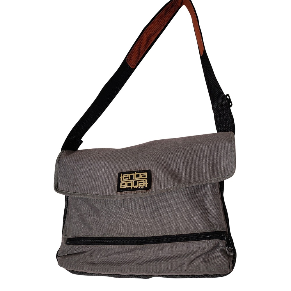 Tenba Camera Messenger Bag Grey Made in USA Vintage Shoulder Bag - Imperfect